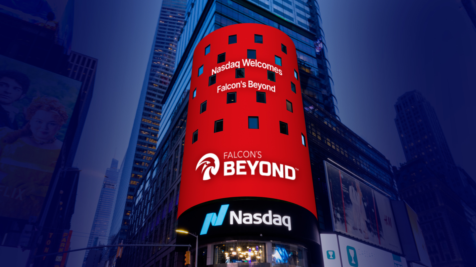 Falcon's Beyond [fbyd] Rings The Nasdaq Opening Bell On Livestream