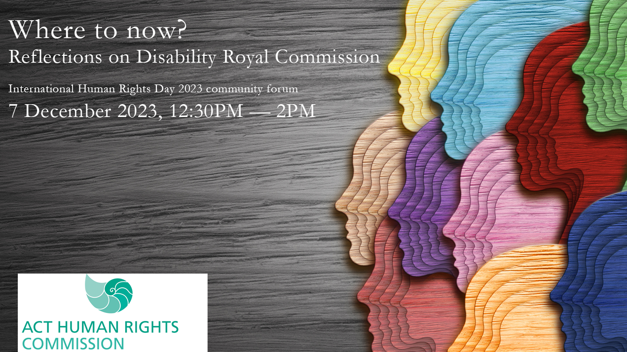 Where To Now? Reflections On Disability Royal Commission On Livestream