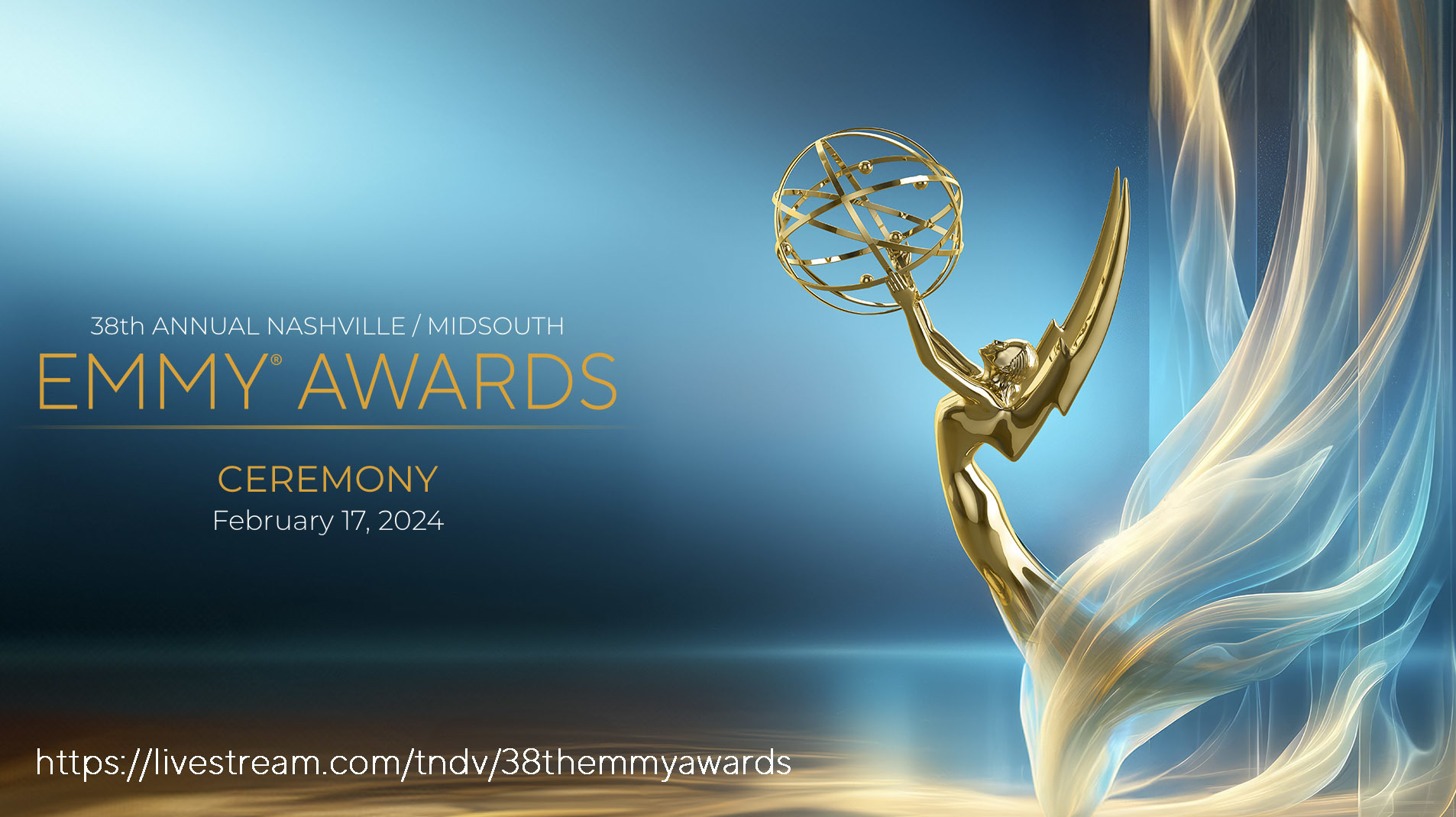 38th Annual Midsouth Regional Emmy Awards on Livestream