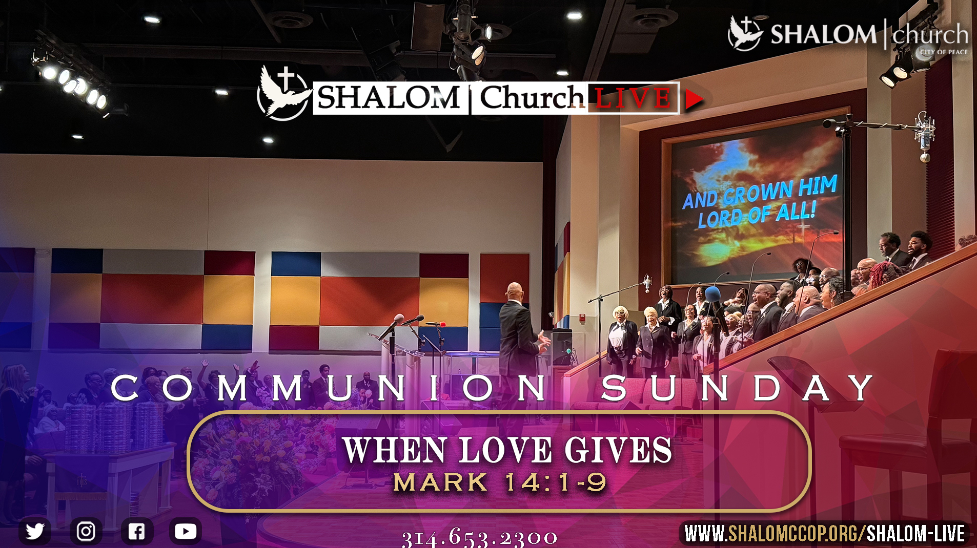 Shalom Church Live 03/24/2024 on Livestream