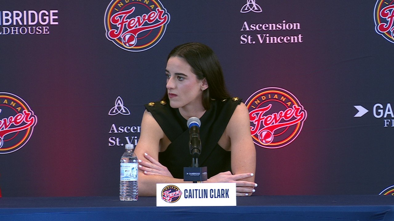 Caitlin Clark Introductory Press Conference on Livestream