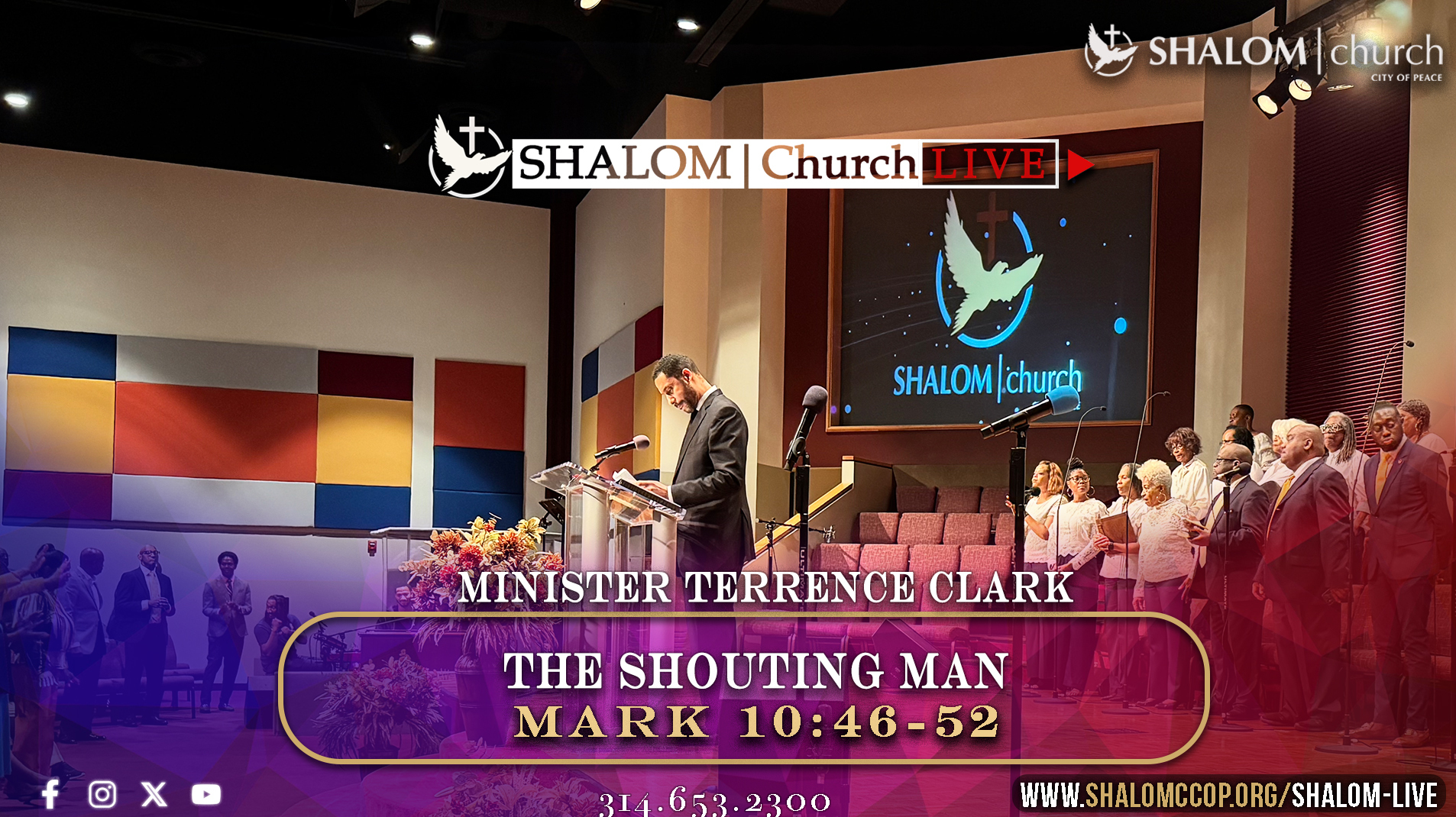 Shalom Church Live 10/13/2024 10am on Livestream