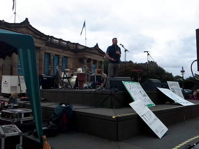 People's climate rally, Edinburgh title=